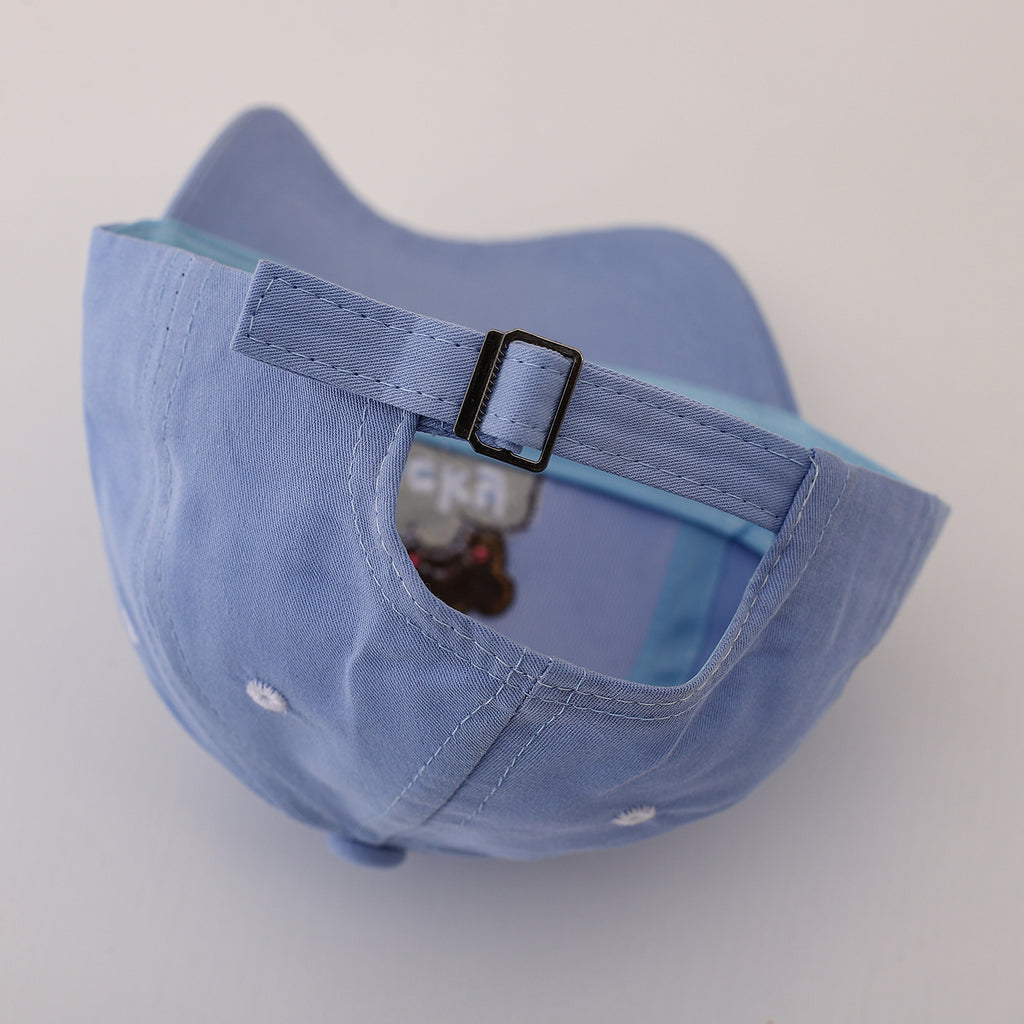 Une seule couleur pour les enfants Cute Little Bear Bow Tie Brodé Base Simple Casual réglable