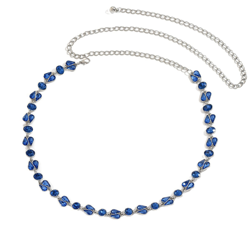 Style européen et américain personnalisé Design créatif Blue Water Drop corps géométrique Ch