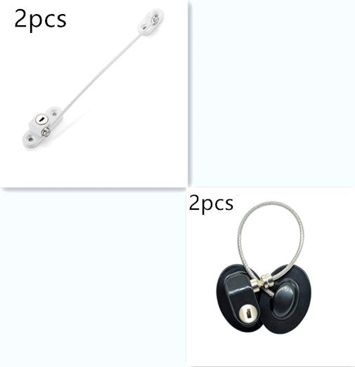 Fenêtre Sécurité Chaîne Verrouillage Fenêtre Cable Lock Restricteur Multifonctionnel Fenêtre Verrouillage Porte S