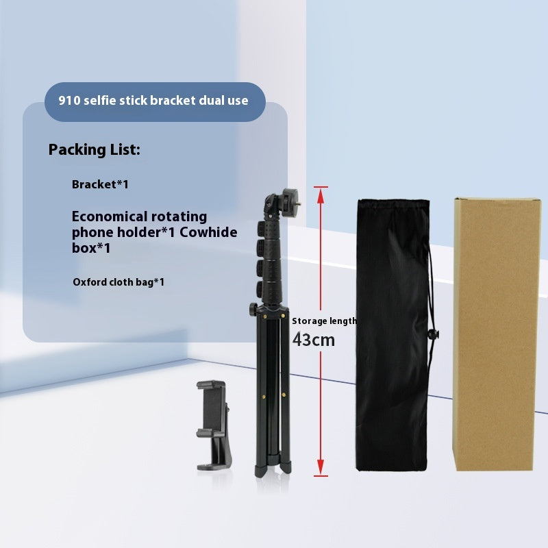 Support intégré en alliage d'aluminium Retractable Shooting 16m Selfie Stick