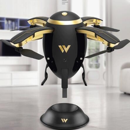 Drone d'oeuf transformable sans fil G-Sensor pliant RC Quadcopter W5 Aircaft