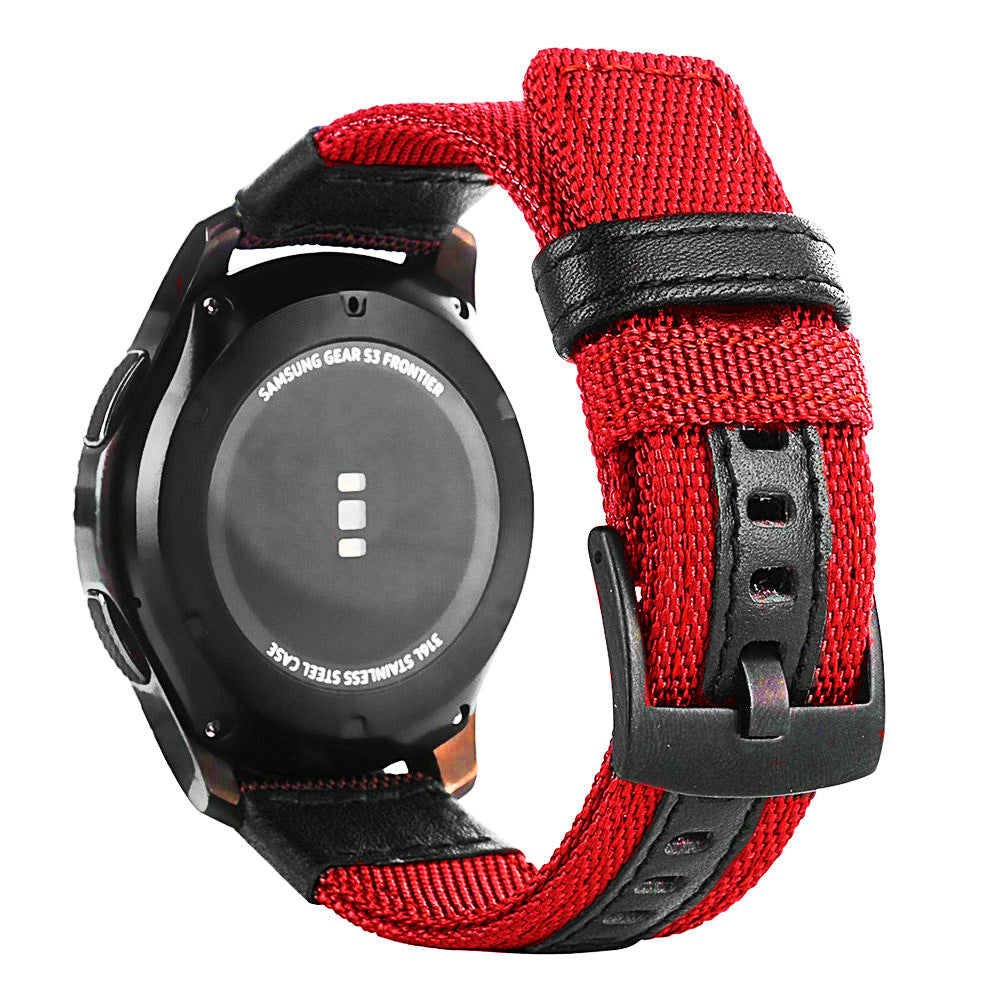 Bracelet de montre réglable en nylon tissé