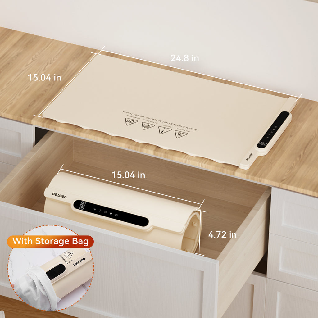 Plaque de chauffage pour aliments en silicone