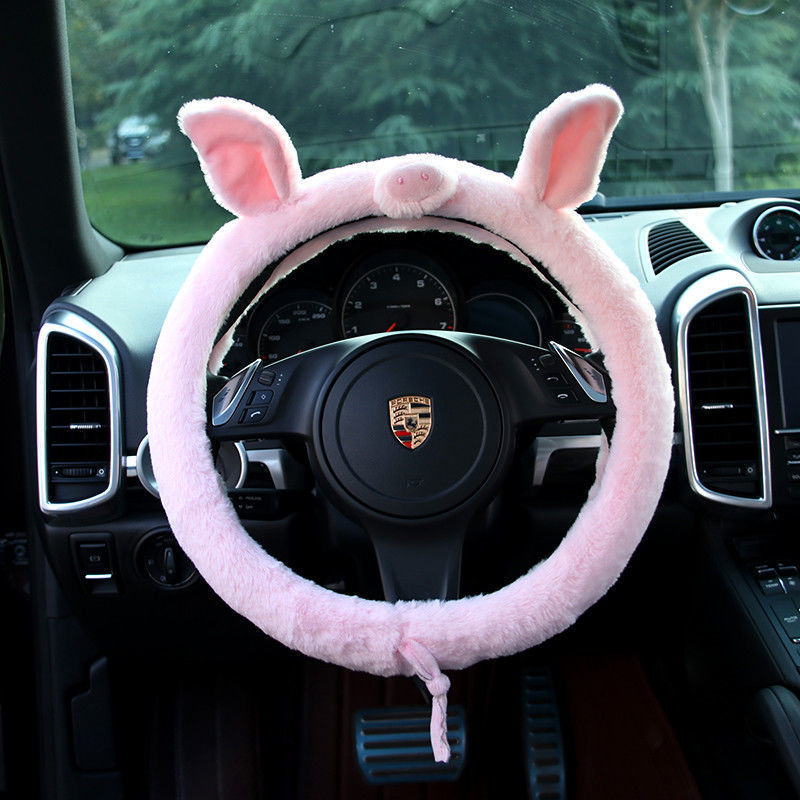 Mignon Cat oreille volante couverture roue courte peluche