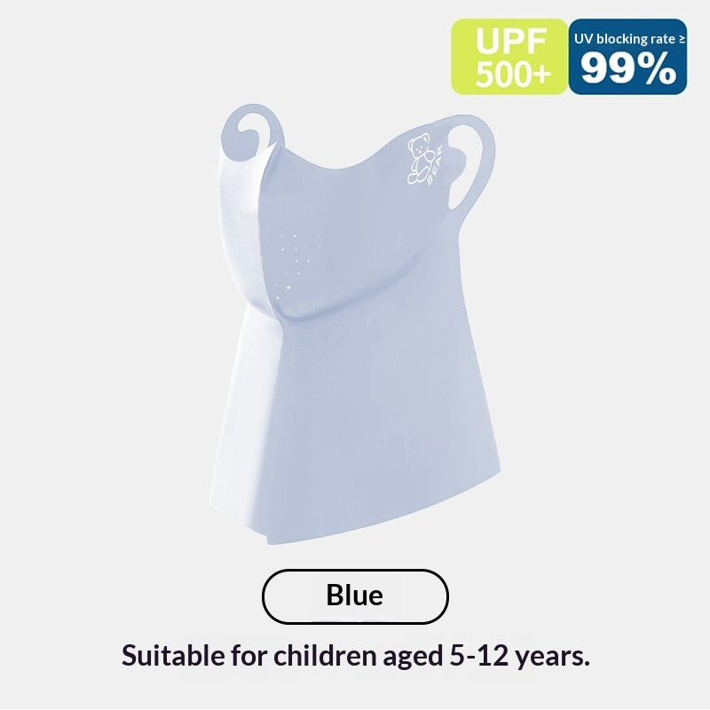 Masque antibactérien pour enfants à demi-face solaire et protecteur de glace