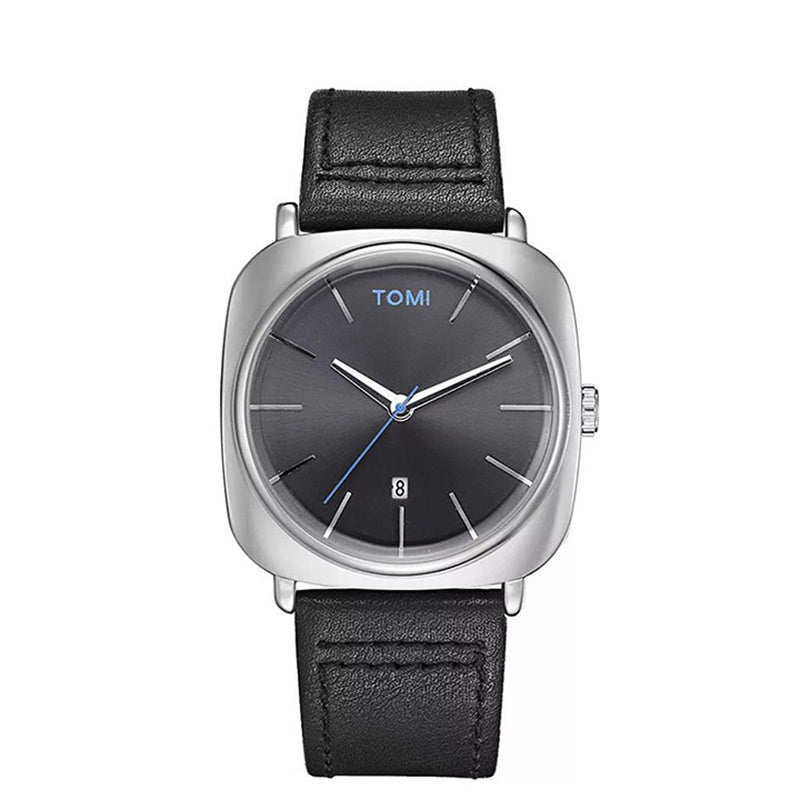 Calendrier carré Montre de mode pour hommes d'affaires