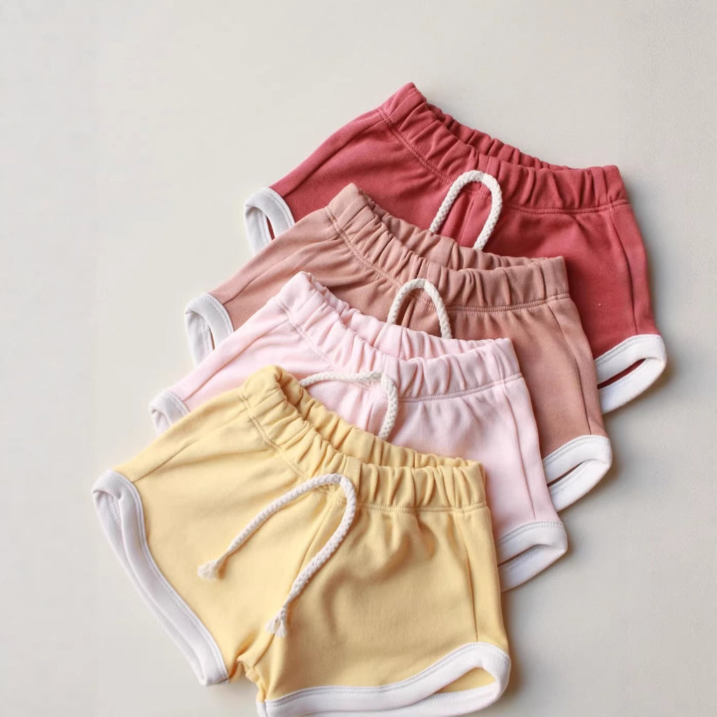 Bébé Summer Outfit Suspender Vest et shorts ensemble filles