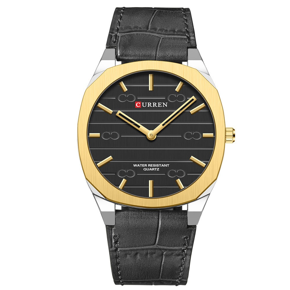 Montre de mode ultra-mince étanche Quartz pour femmes