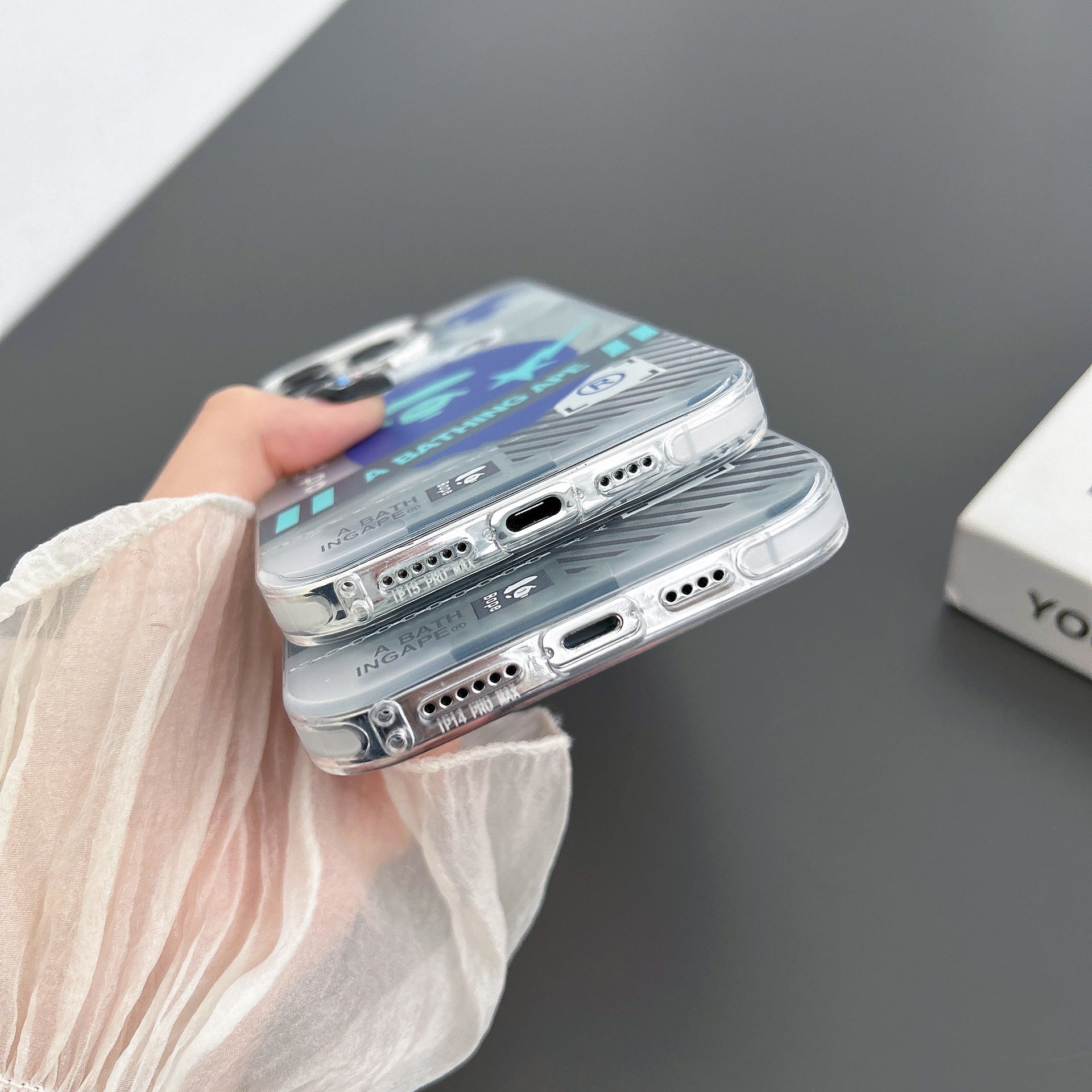 Fashion Personnalité Matte Plating Téléphonie Case