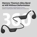 Casque IPX8 étanche Natation casque Bluetooth avec carte 32G TF Sports oreille sans fil