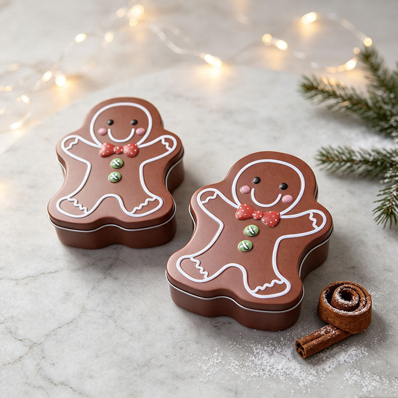 Boîte cadeau en pain d'épices de Noël