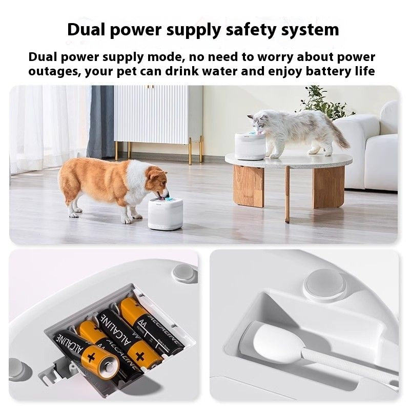 Pet Small To Big Cat Unplugged Pet Water Apparatus