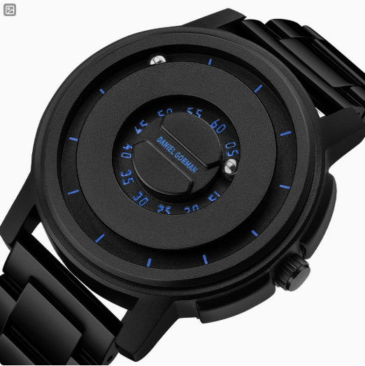 Marque Steel-band Sports Magnetic-levitation Silicone-ball Electronic Mens Watch