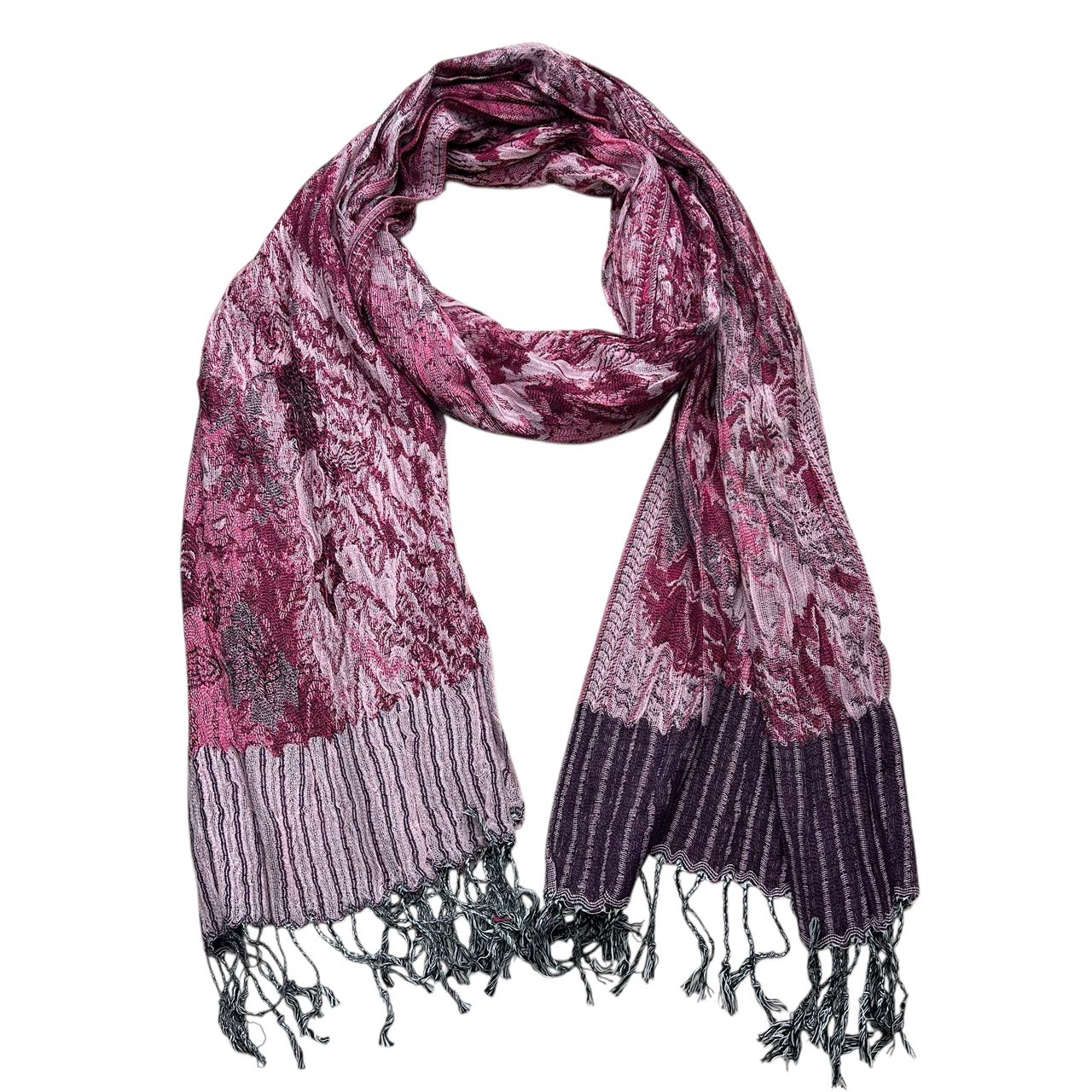 2pcs Glamour dîner Accessoire riche Jacquard Texture capture soirée légère Jacquard écharpe