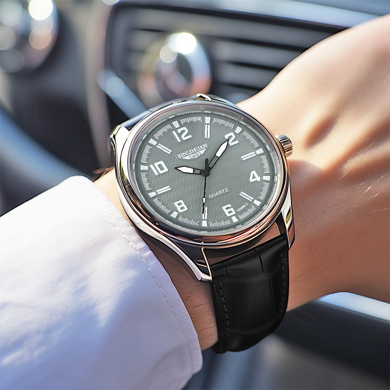 Bracelet de montre en cuir minimaliste pour hommes