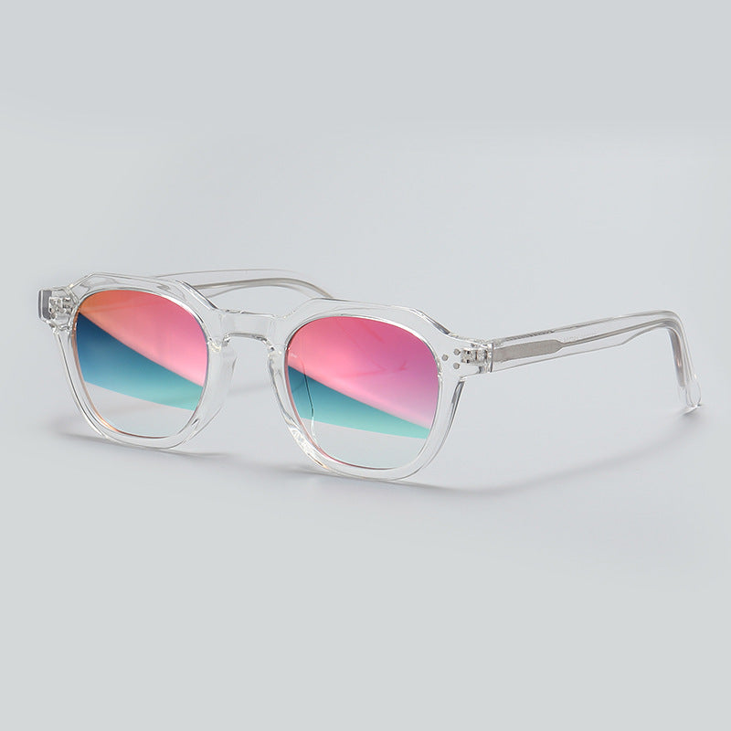 Lunettes de soleil rétro UVprotectives avec un style européen et américain distinctif