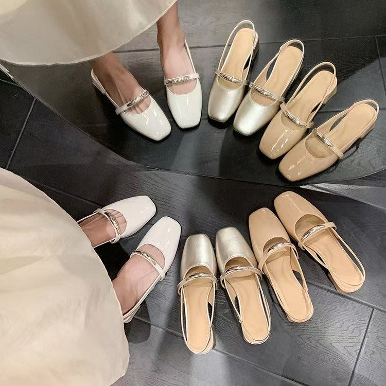 Femmes Fashion Square Toe talons hauts