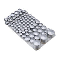 87pcs Moto Chrome ABS Bolt Toppers Kit Softail Twin Cam 1984-2006