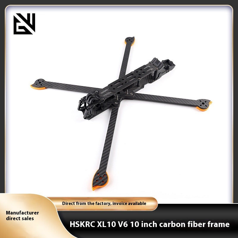 Cadre de la machine HSKRC XL10 V6 en fibre de carbone de 10 pouces