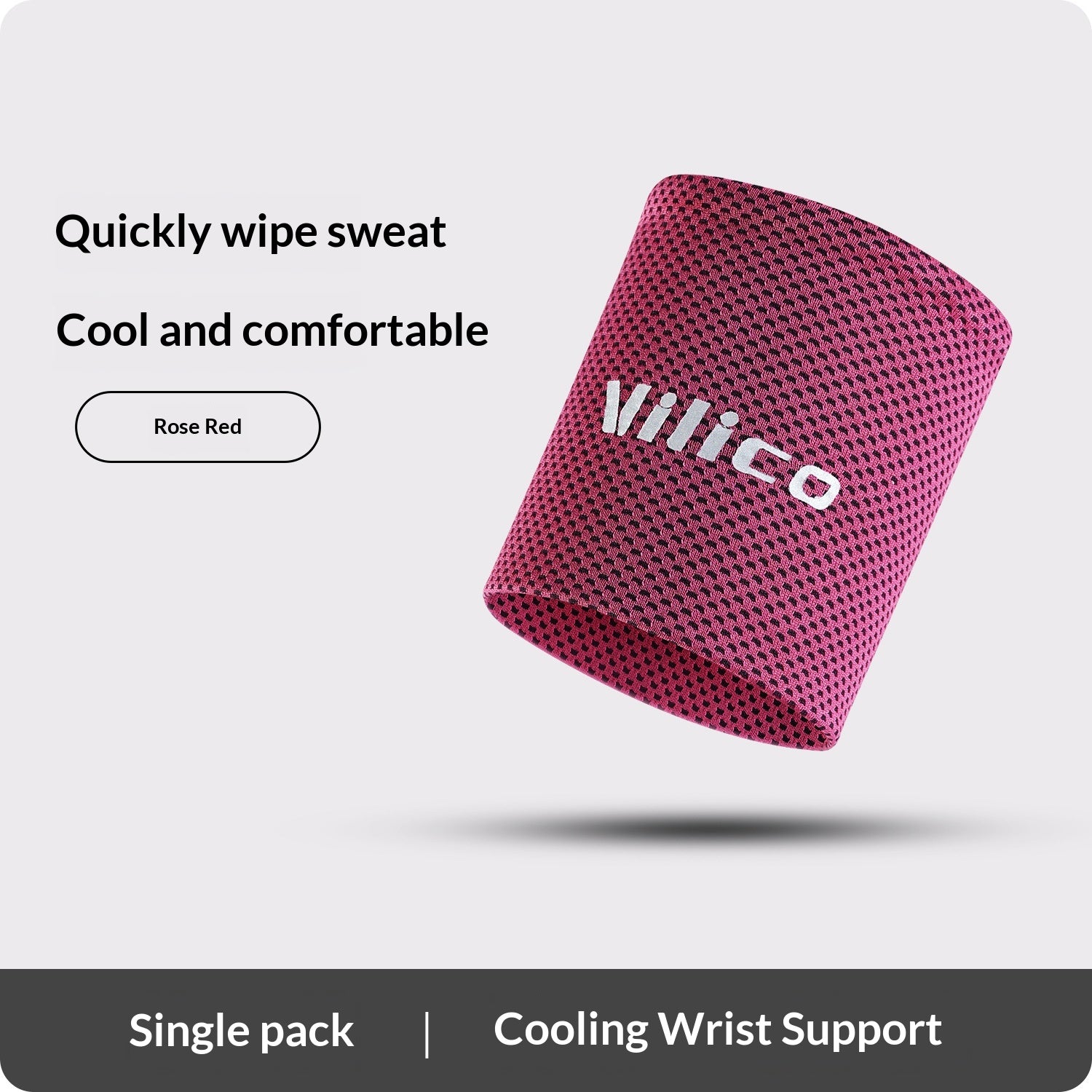 Sweat-absorbant Refroidissement Non-dérapant Breathable Sweat-wiping Wristband