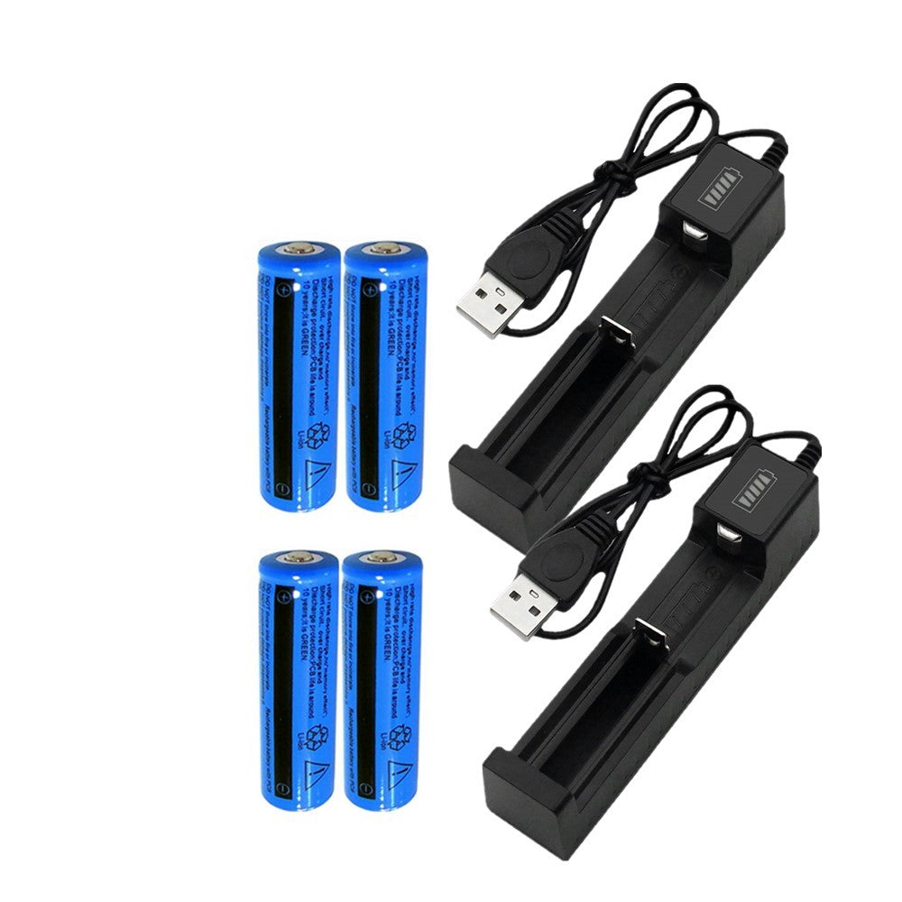 Chargeur USB Li-ion 3000mAh 3.7V Lithium rechargeable 18650 Batteries au lithium Charg