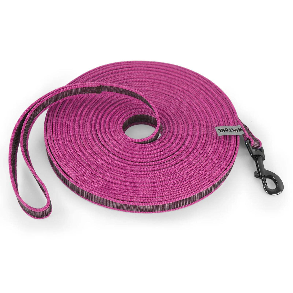 Moyen Petit chien long laisse Latex Silk Eas