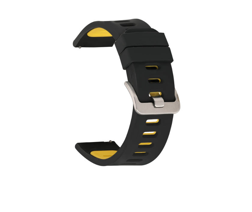 Bracelet en silicone Smart Watch bicolore 20 22mm