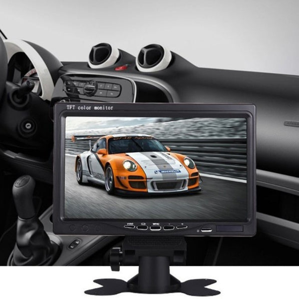 7-pouces d'écran de voiture de bureau réversant écran