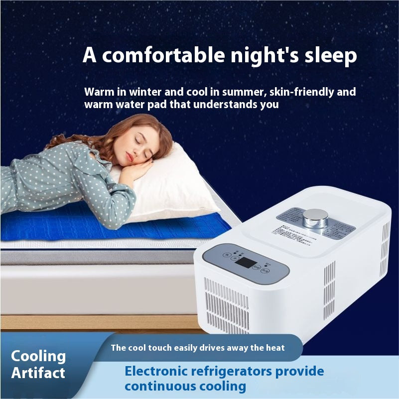 Dual-core Semiconductor Matelas refroidi à l'eau Couverture de glace de réfrigération électronique