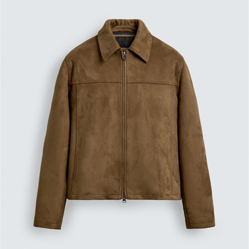 Veste texturée pour hommes de printemps précoce