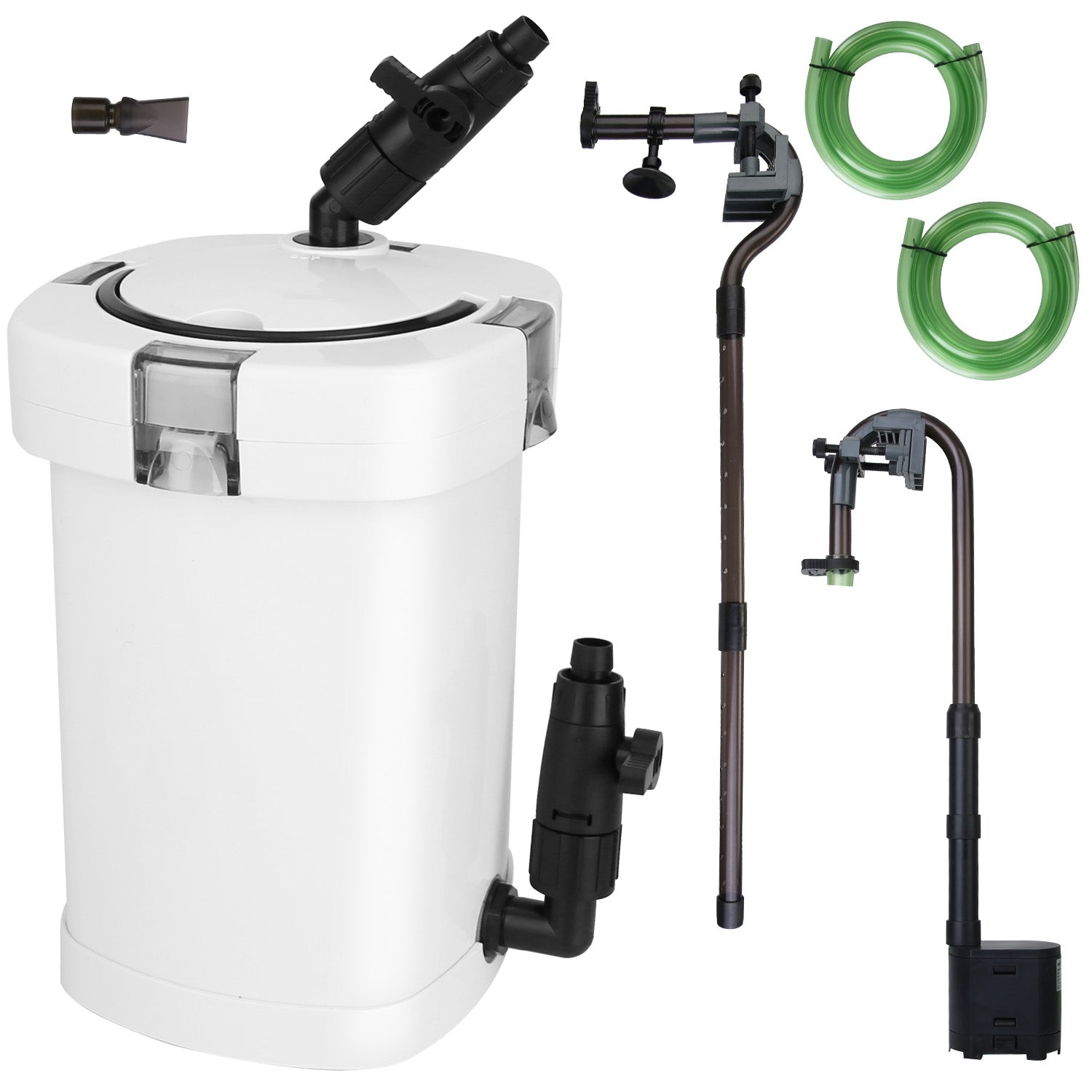Filtre de cartouche externe 1Pc à 3 étages pour réservoir de poisson Aquarium avec débit de 600L-H 35.4in M
