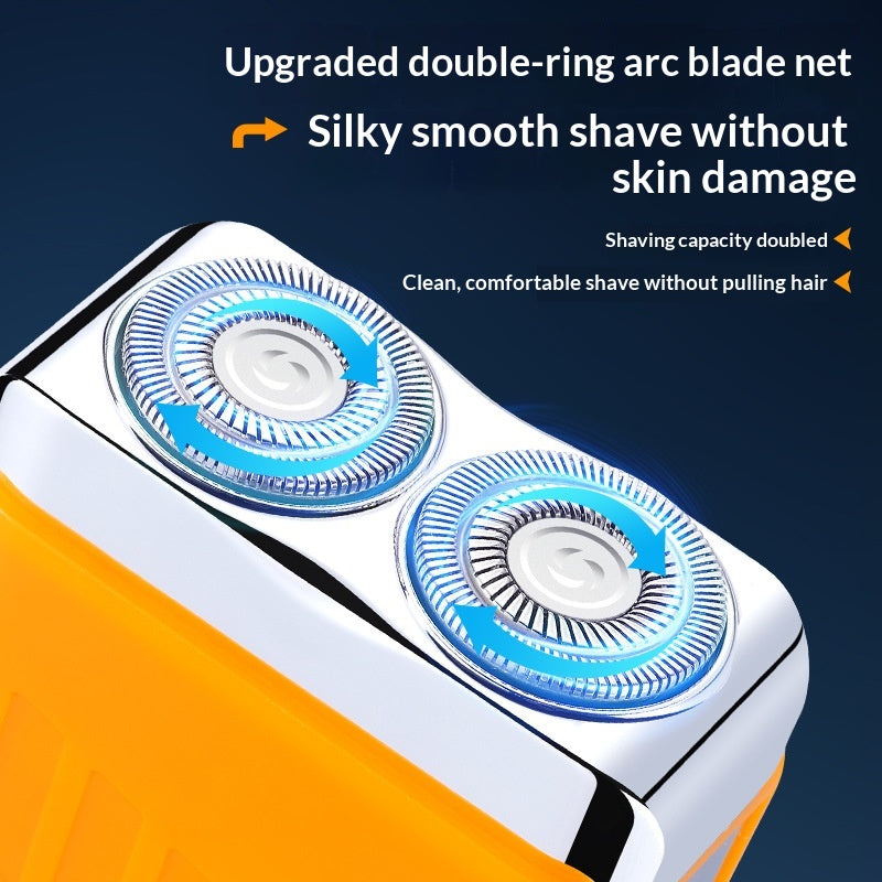 Lavable portable magnétique double lame hommes Shaver