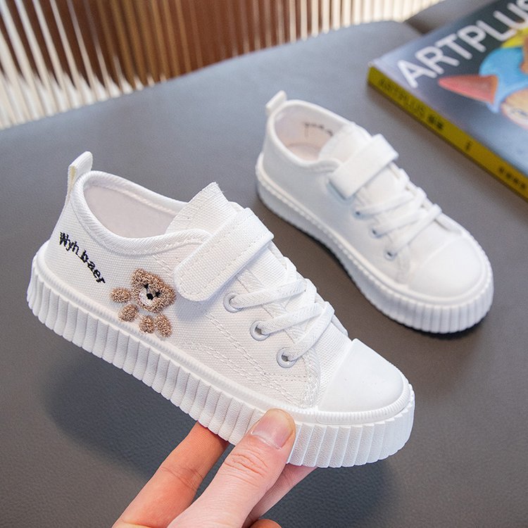 Chaussures en toile pour enfants de style coréen