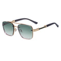 Cadre carré rétro Lunettes de soleil de protection solaire pour hommes haut de gamme