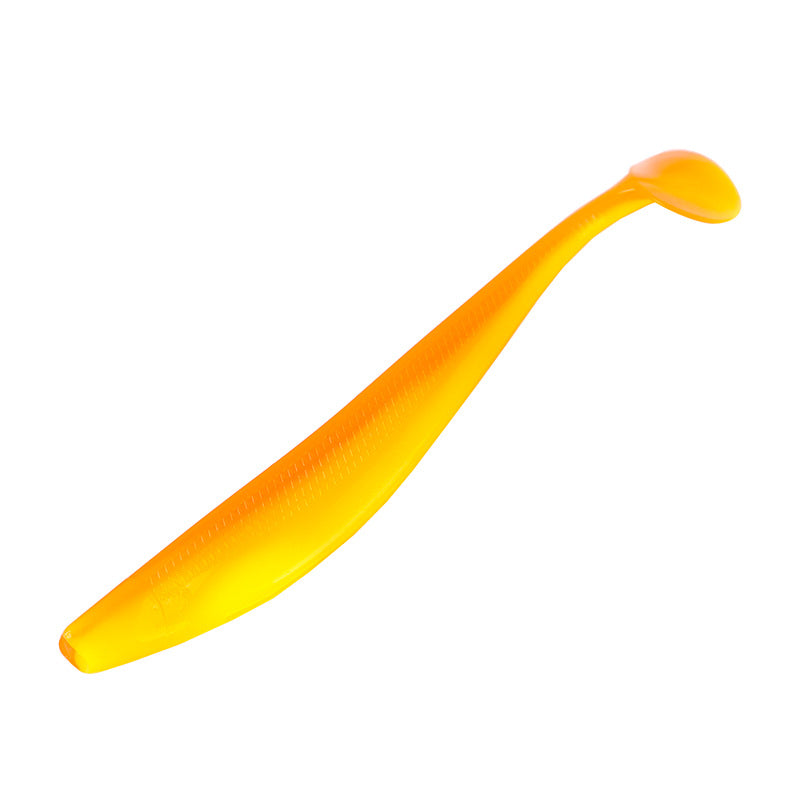 T-tail bicolore Bionic doux Lure avec l'odeur de poisson