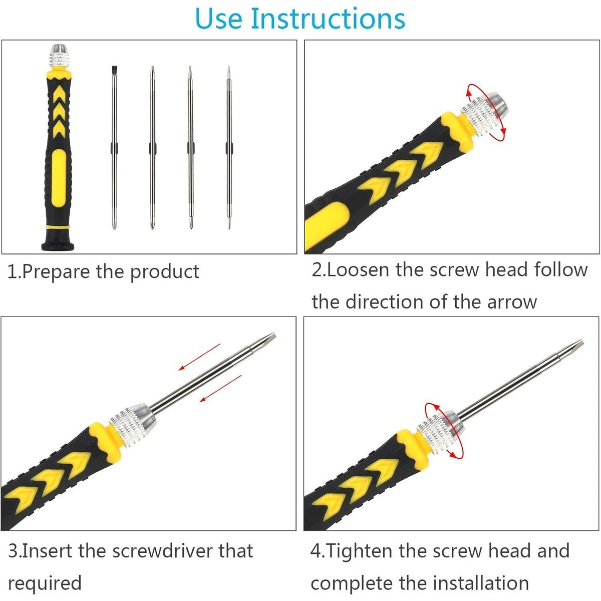 18-Piece Precision Mini-Glass Screwdriver Set