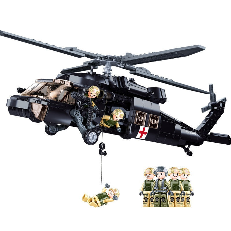 Jouet modèle militaire d'hélicoptère à usage général