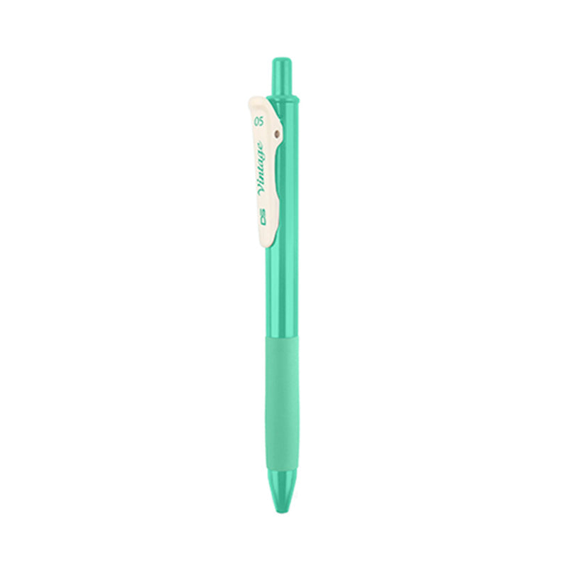 Rétro couleur Gel stylo ensemble de papeterie étudiante
