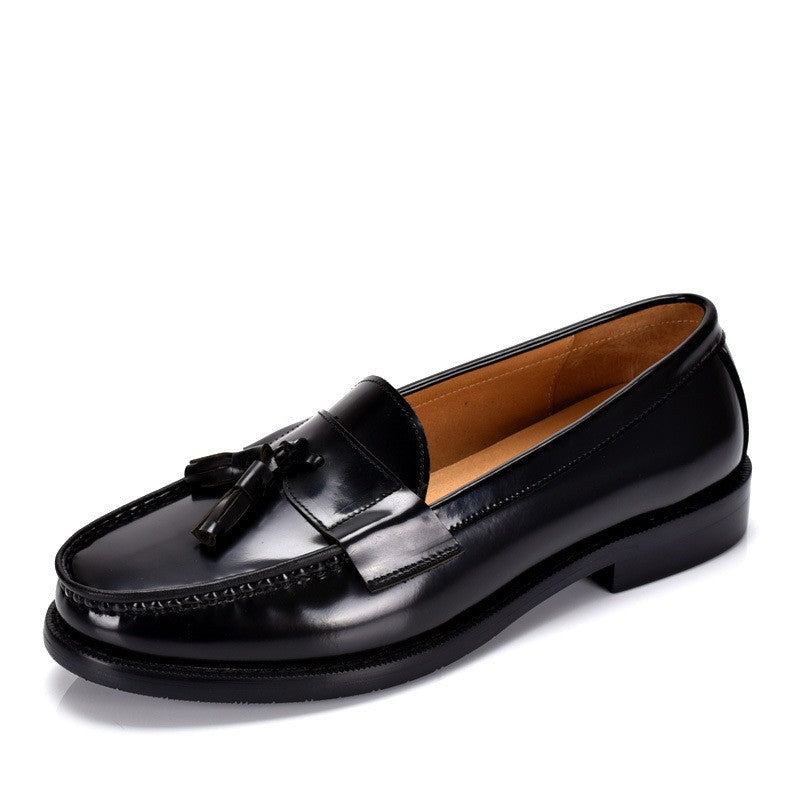 Haute qualité de style britannique tendance cuir breveté à faible coupe