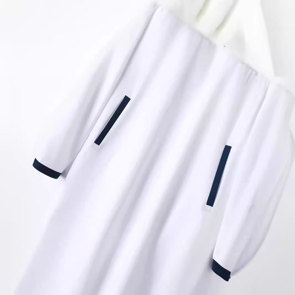 Robe contrastante de couleur de mode garçon
