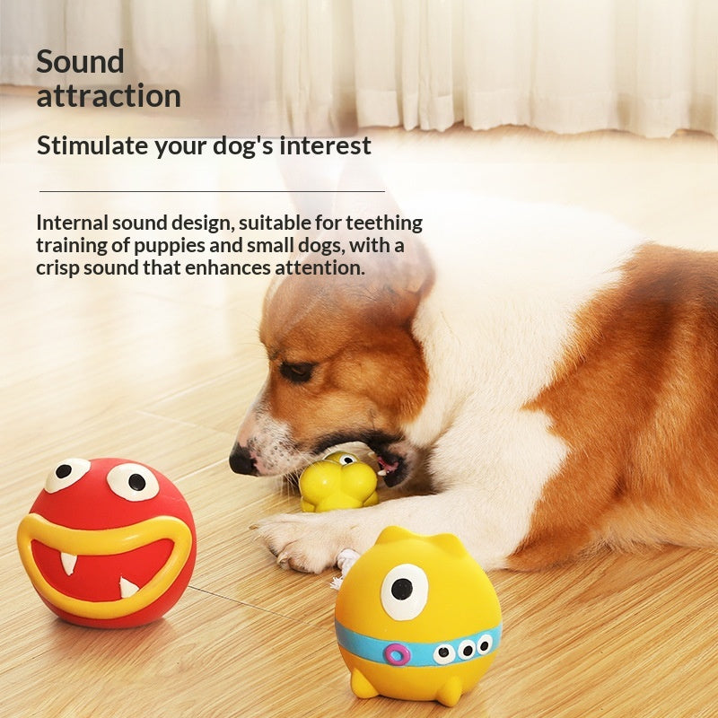 Durable chew-resistant squeaky pet toy