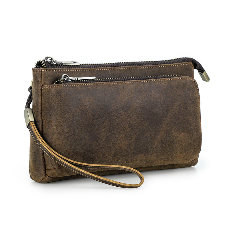 Sac de rangement multifonctions à fermeture zippée à grande capacité