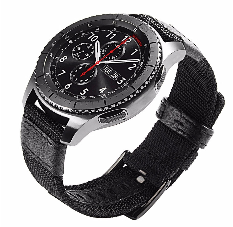 Bracelet de montre réglable en nylon tissé