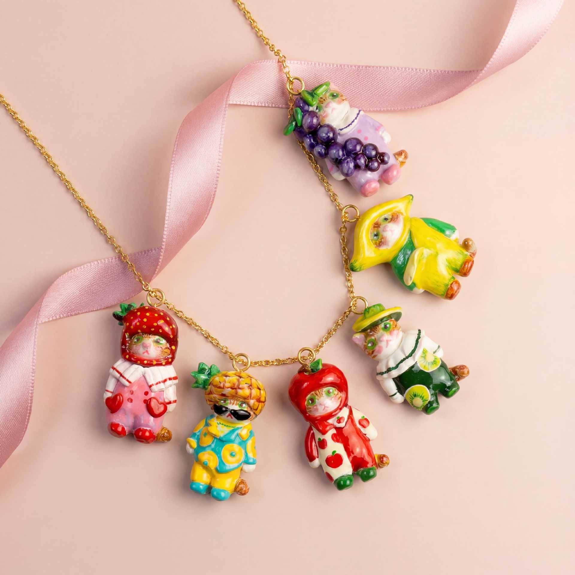 Pendentif mignon en forme de fruit