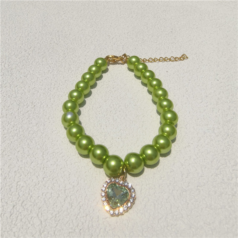 Collier pendentif en pierre gemme façonnable