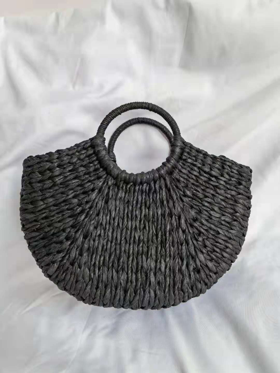 Sac de voyage semi-circulaire en papier vintage personnalisé avec grande capacité