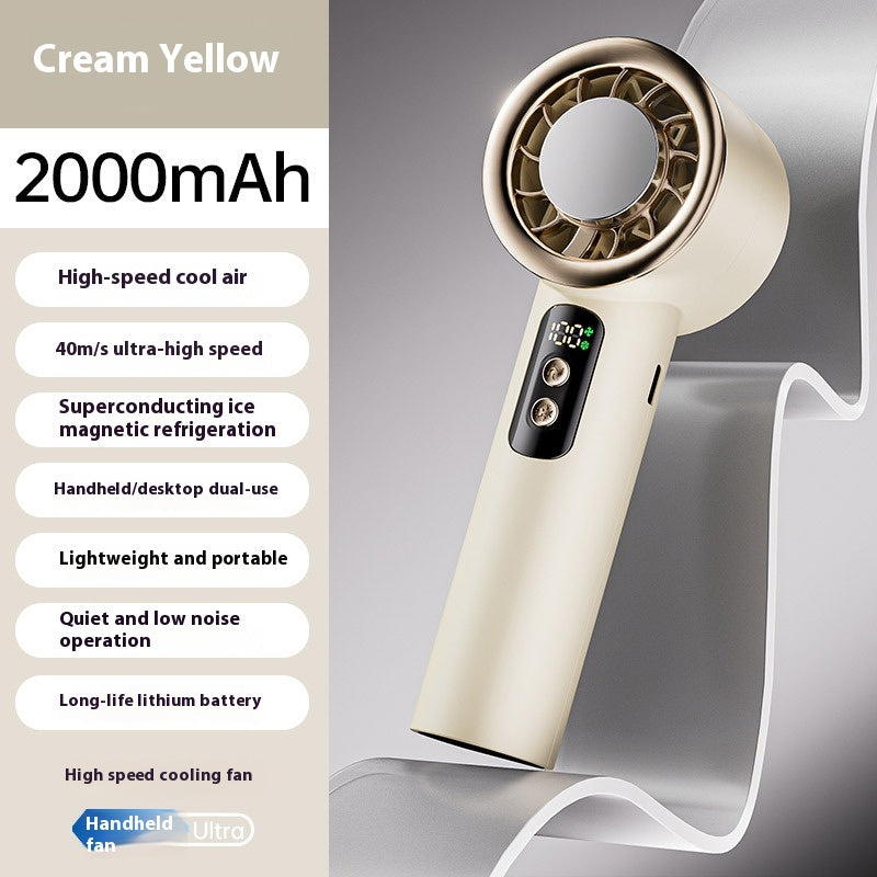 Ventilateur portatif de refroidissement à glace semi-conducteur