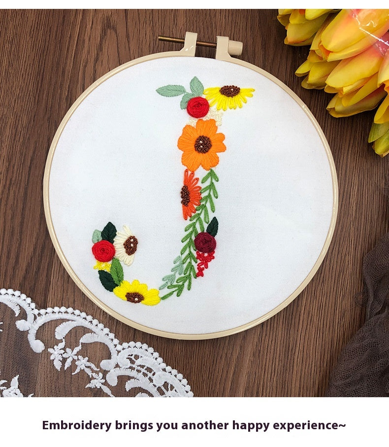 Broderie 3d Broderie faite à la main Broderie créative Diy Kit de tissu