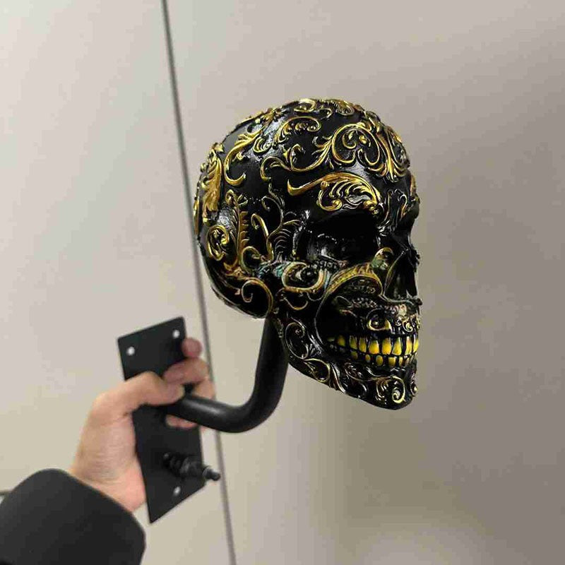Porte casque de moto Rack Wall Mount Hat Stand Display Rack Skull Rack