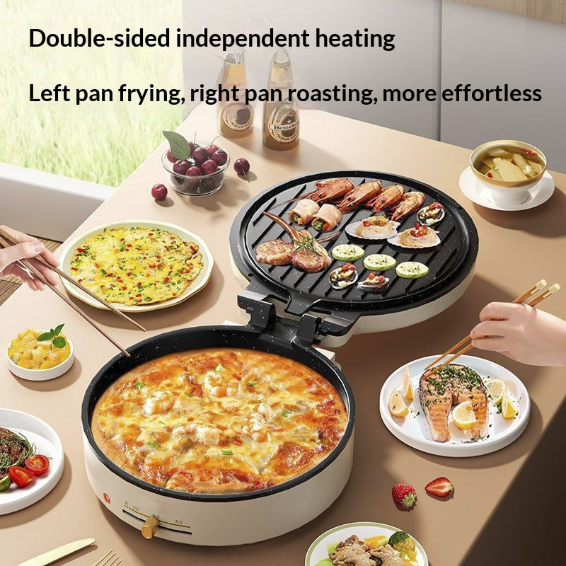 Double-sided electric heater for home use